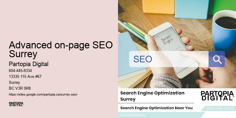 Customized local SEO Advanced on-page SEO Surrey
