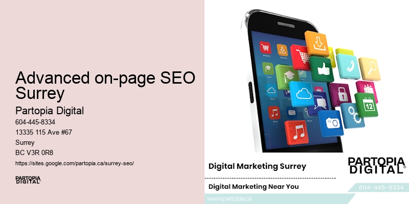 Advanced on-page SEO Surrey SEO strategy development