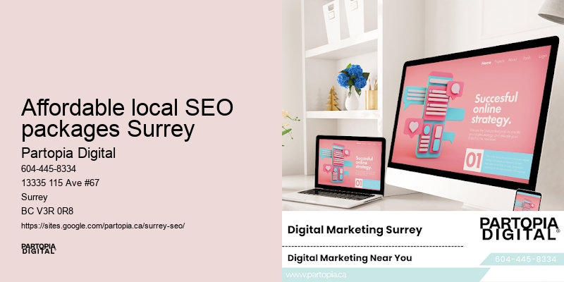 Professional SEO services Affordable local SEO packages Surrey