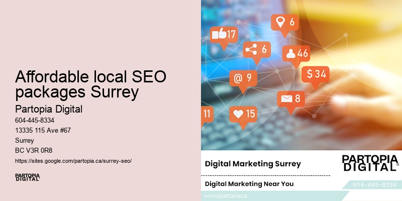 SEO consultant near me Affordable local SEO packages Surrey BC