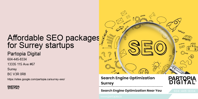 Local SEO strategies Affordable SEO packages for Surrey startups