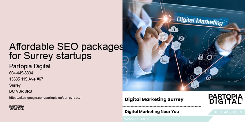 SEO consulting services Affordable SEO packages for Surrey startups