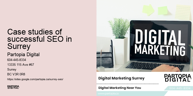 Case studies of successful SEO in Surrey SEO optimization services