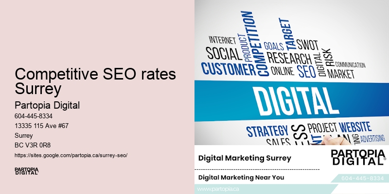 Competitive SEO rates Surrey SEO advice