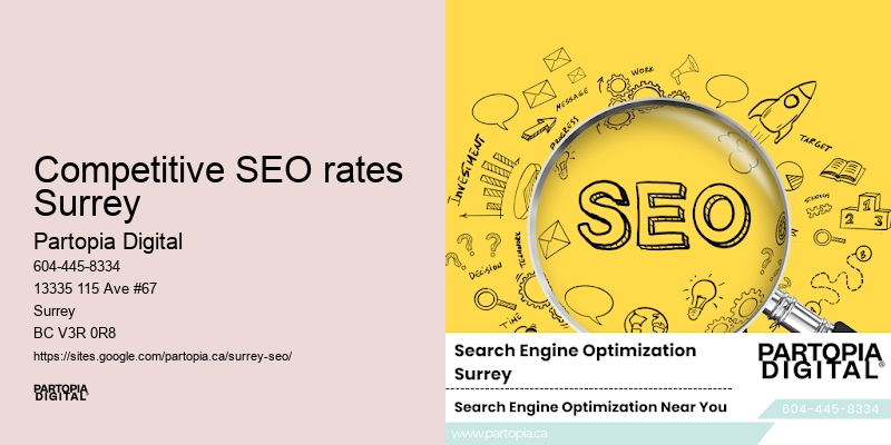 SEO ranking Competitive SEO rates Surrey