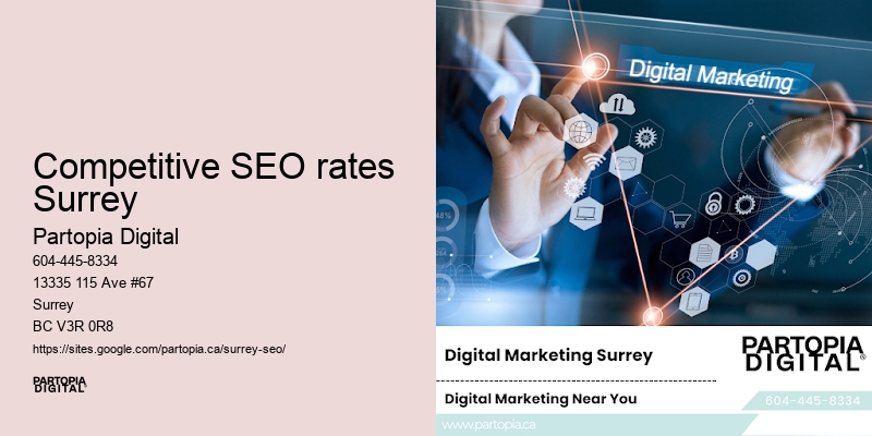 Custom SEO services Competitive SEO rates Surrey
