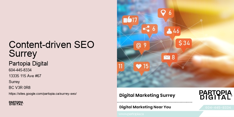 Content-driven SEO Surrey SEO cost breakdown