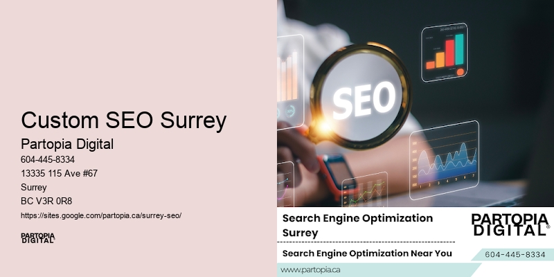 SEO solutions for Custom SEO Surrey businesses