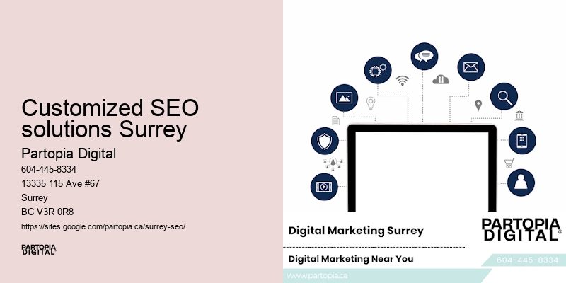 SEO support Customized SEO solutions Surrey BC