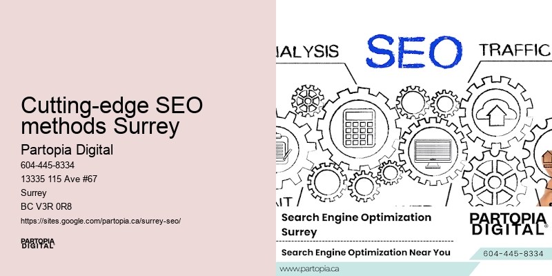 Cutting-edge SEO methods Surrey SEO analysis and reporting