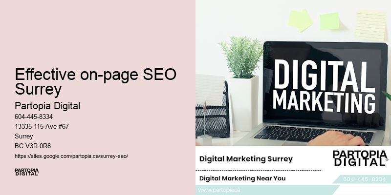 SEO and PPC Effective on-page SEO Surrey