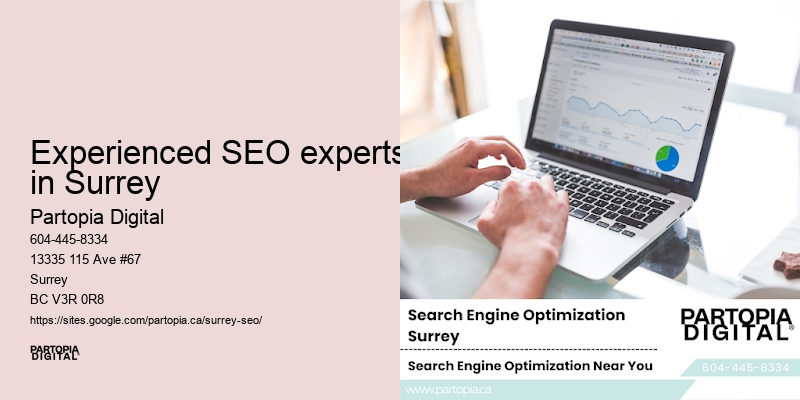 Experienced SEO experts in Surrey SEO best practices