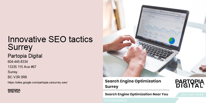 Innovative SEO tactics Surrey SEO trends to watch