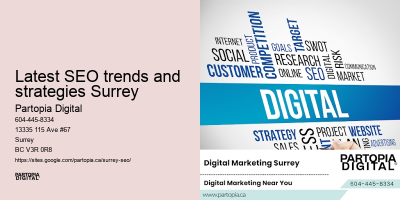 Latest SEO trends and strategies Surrey SEO package deals