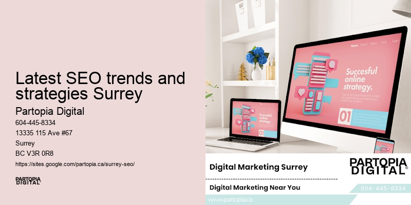 Top SEO services Latest SEO trends and strategies Surrey