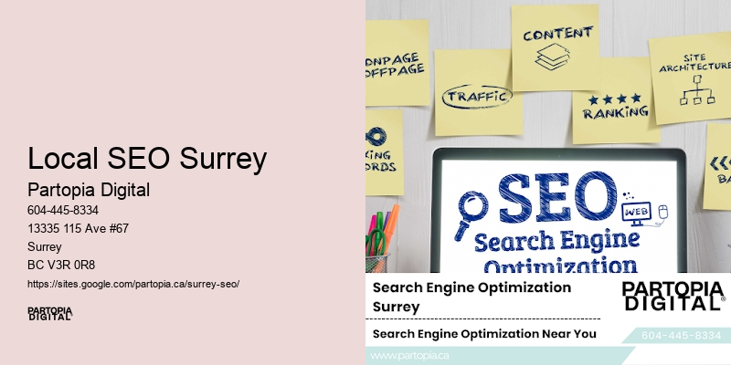 SEO lead generation Local SEO Surrey