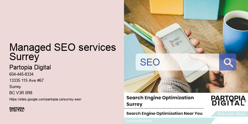 Local SEO pricing Managed SEO services Surrey
