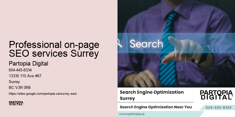 SEO implementation Professional on-page SEO services Surrey