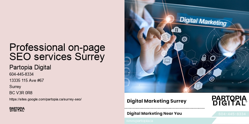 Professional on-page SEO services Surrey SEO content calendar