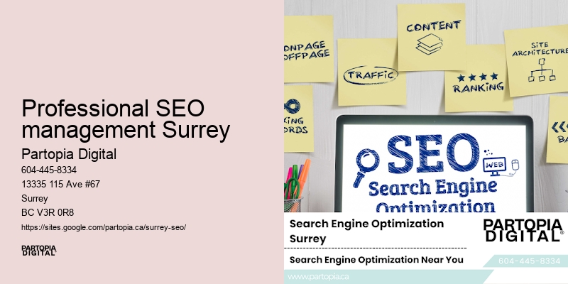 Professional SEO management Surrey SEO expert consultation