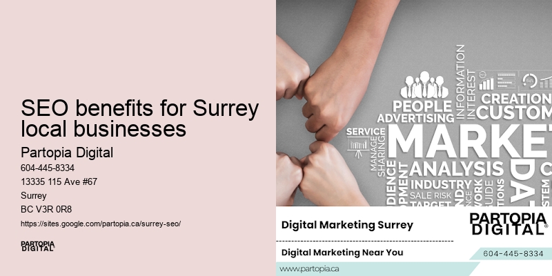SEO benefits for Surrey local businesses on-page SEO techniques