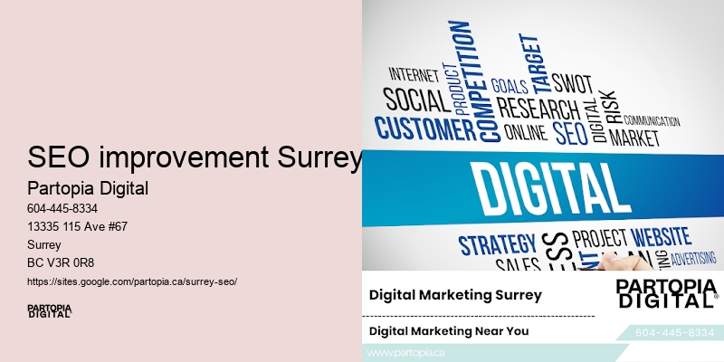 SEO consultant near me SEO improvement Surrey Canada