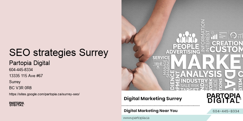 SEO keywords SEO strategies Surrey