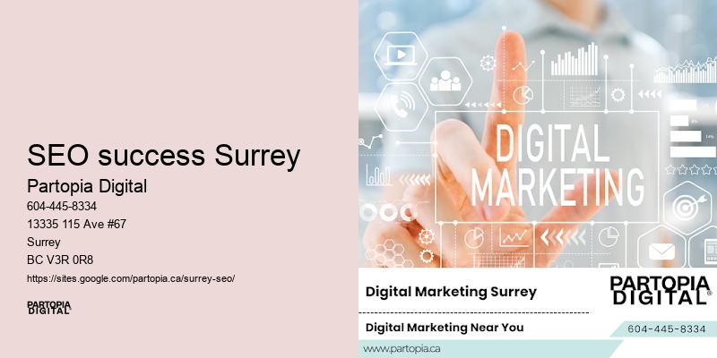 Increased local visibility SEO success Surrey