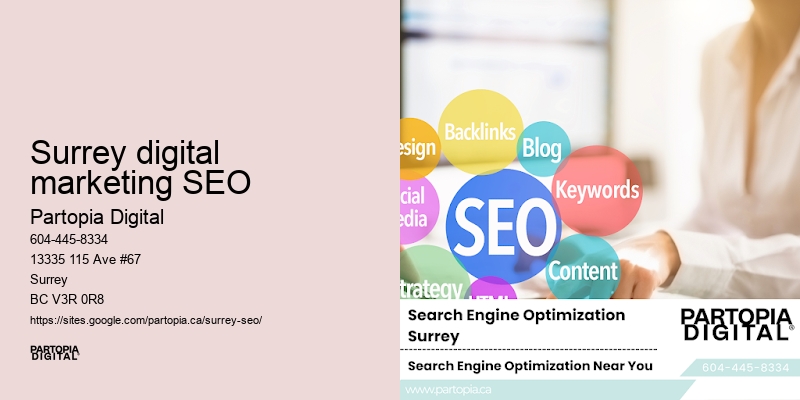 SEO optimization services Surrey digital marketing SEO BC