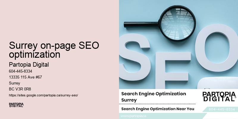 Affordable SEO packages Surrey on-page SEO optimization