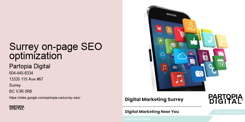SEO agency near me Surrey on-page SEO optimization