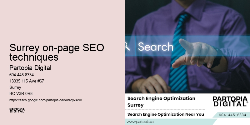 SEO solutions Surrey on-page SEO techniques