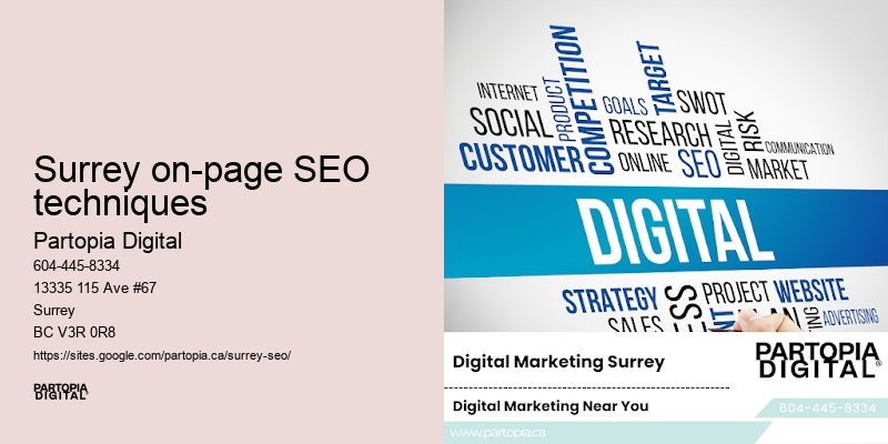 Innovative SEO tactics Surrey on-page SEO techniques