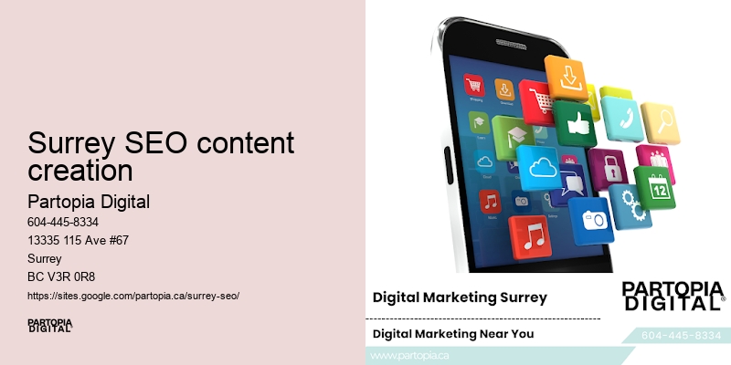 Small business SEO Surrey SEO content creation BC