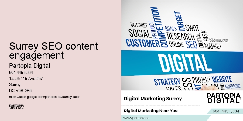 SEO solutions for small business Surrey SEO content engagement