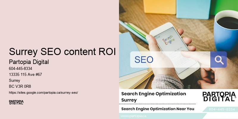 Surrey SEO content ROI SEO content distribution