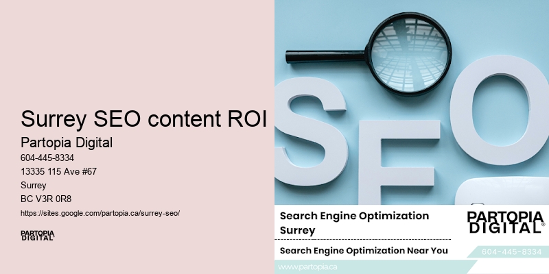 Surrey SEO content ROI SEO industry insights