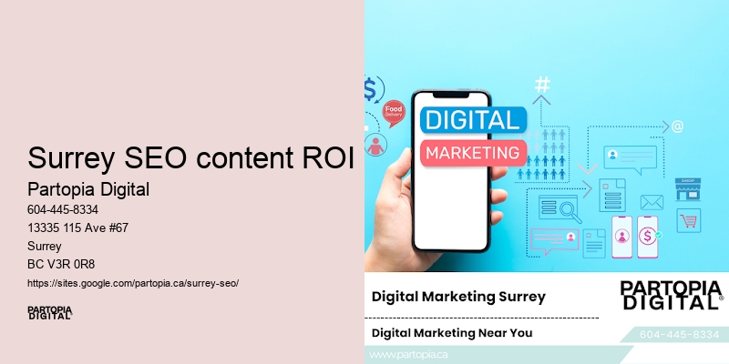 Surrey SEO content ROI SEO strategy planning