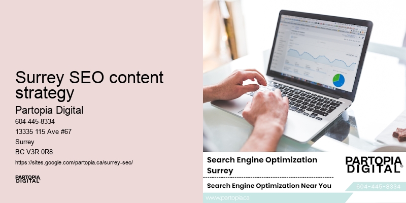 SEO package Surrey SEO content strategy
