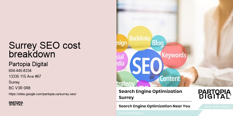 Surrey SEO cost breakdown SEO ranking factors