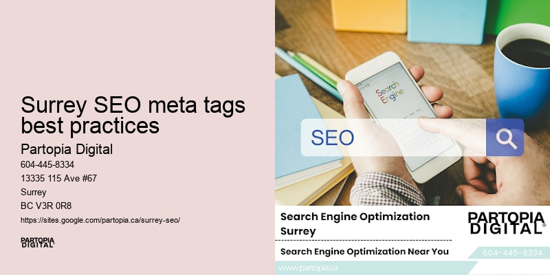 Local SEO strategy Surrey SEO meta tags best practices