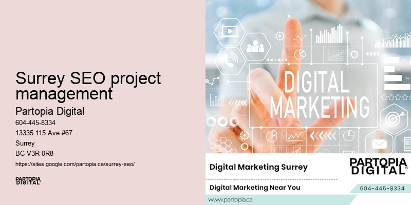 Surrey SEO project management on-page SEO techniques