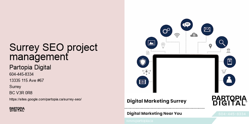 Local SEO solutions Surrey SEO project management