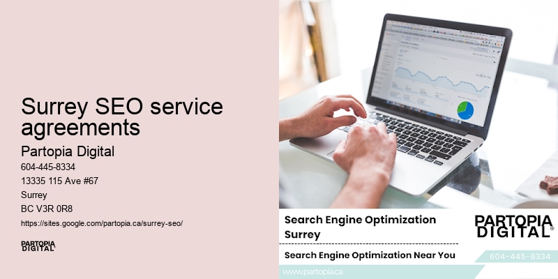 Surrey SEO service agreements SEO agency services