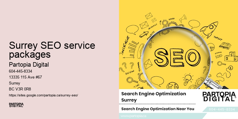 Customized local SEO Surrey SEO service packages