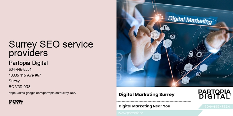 Surrey SEO service providers SEO strategy planning