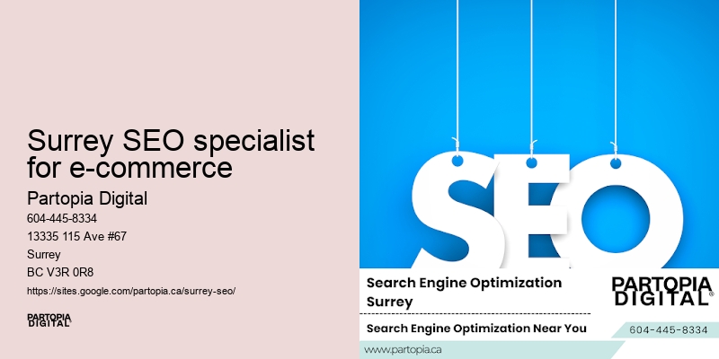 SEO services Surrey SEO specialist for e-commerce BC