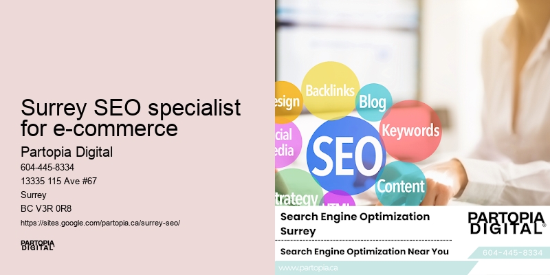 SEO optimization services Surrey SEO specialist for e-commerce
