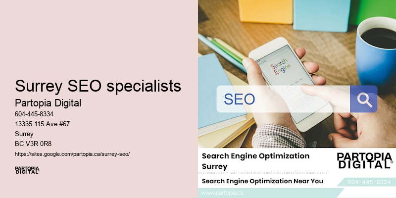 SEO optimization tips for Surrey SEO specialists businesses