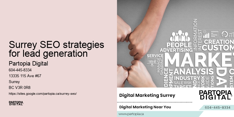 Surrey SEO strategies for lead generation SEO consultation services